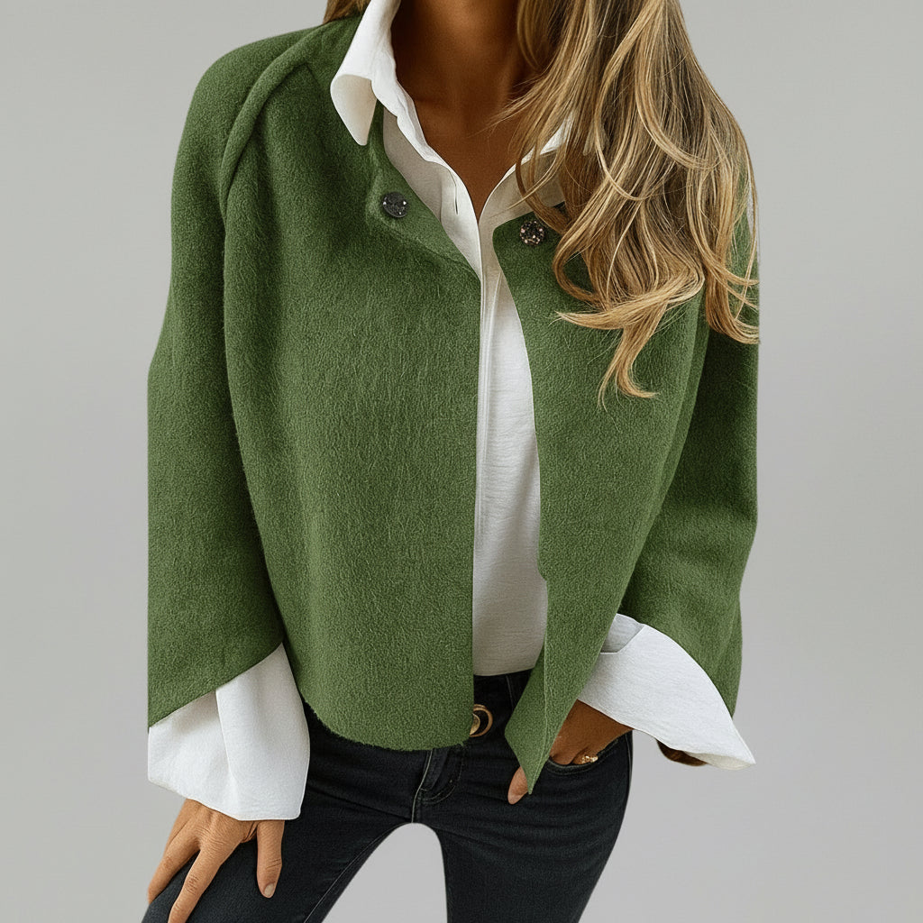 Judith™ Elegant Warm Short Faux Cashmere Jacket for Women