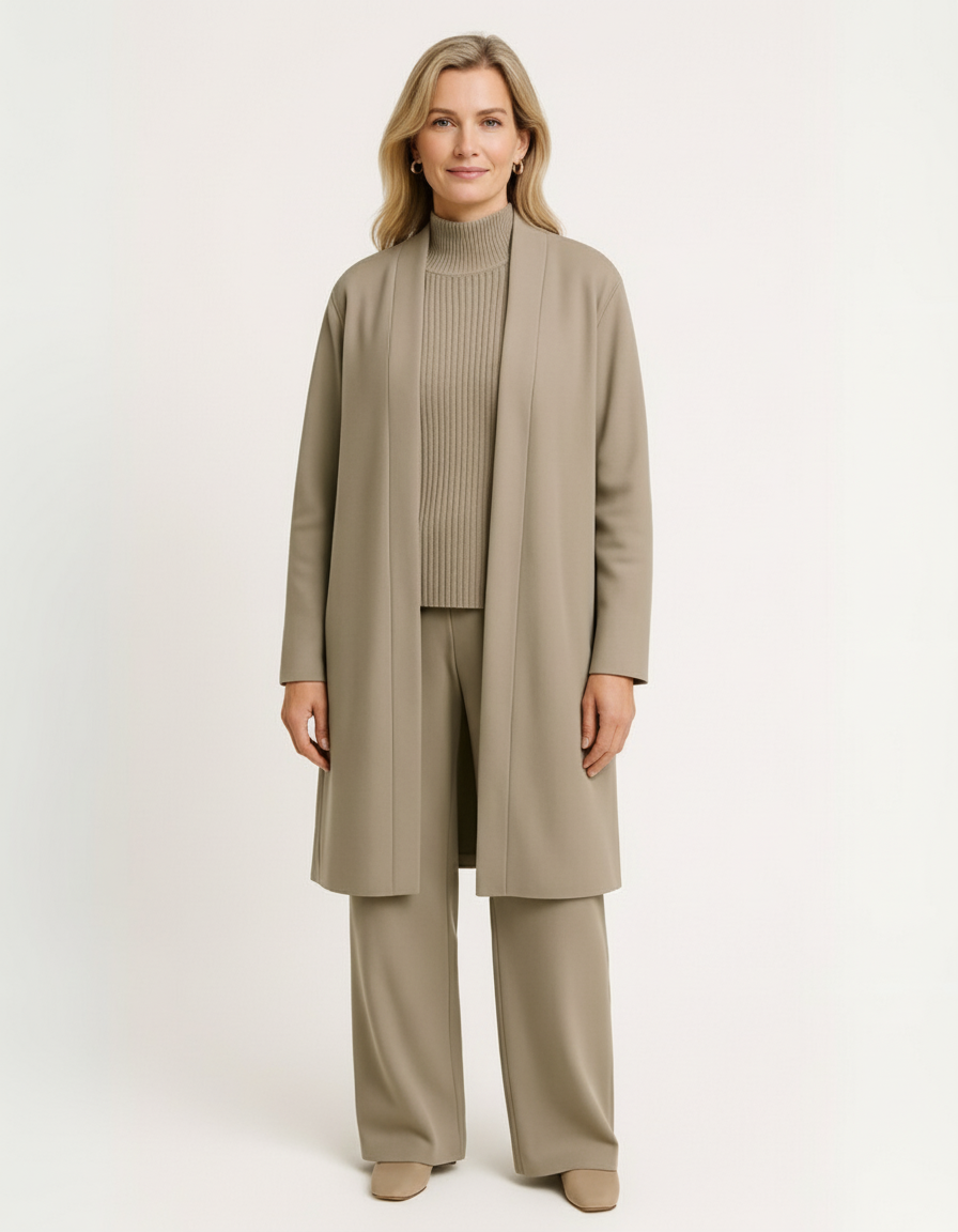 Sofie Elegant Breathable Soft Material Women's Three-Piece Comfort Set