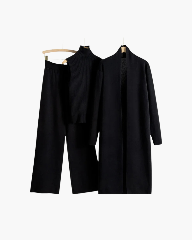 Sofie Elegant Breathable Soft Material Women's Three-Piece Comfort Set