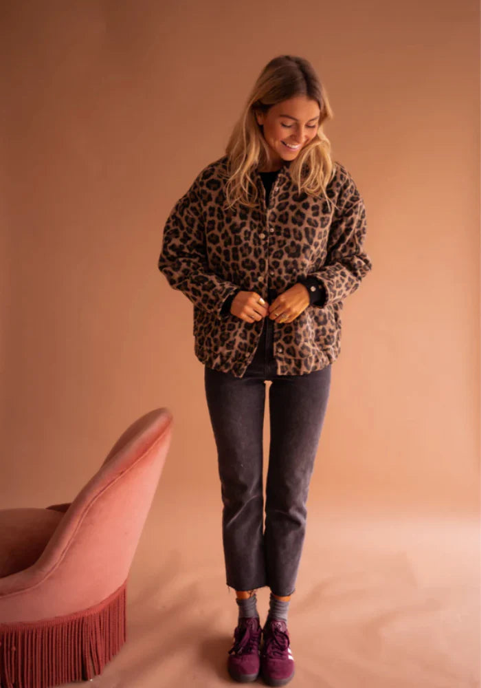 Charlene Leopard  jacket